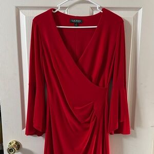 Lauren Ralph Lauren Red Wrap Dress